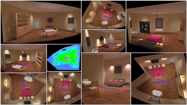 Dipti Dhondarkar, (Electrical Engineer) continued with her 69th week of work on the lighting specifics for the City Center. This week's focus was round 2 of updating the lighting design and modeling for the ground floor bedrooms shown here.