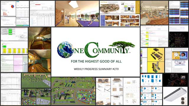 Global Community Cooperative, One Community Weekly Progress Update #270