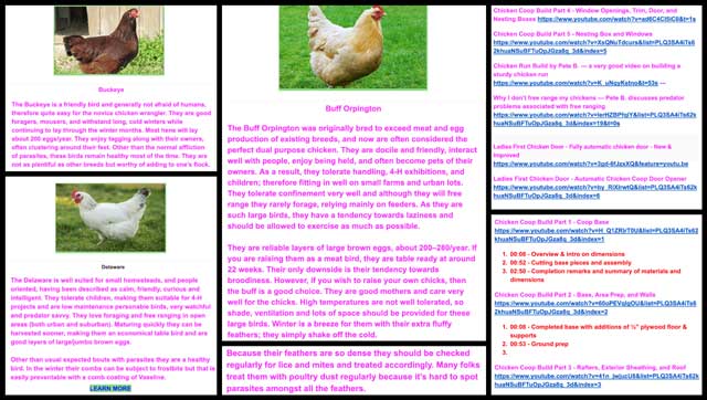 chicken breeds, No-Waste Communities, One Community Weekly Progress Update #352