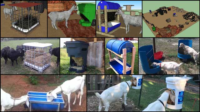 goat feeding and water stations, Communities as a Solution to Unemployment, One Community Weekly Progress Update #338