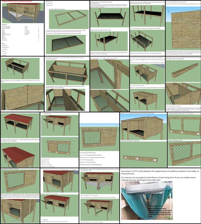 multiple-rabbit hutch assembly instructions, Ecologically Addressing Education, One Community Weekly Progress Update #345