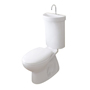 Caroma Profile Smart 305 Dual Flush Toilet with Sink 