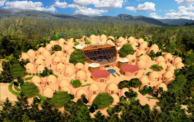 Earthbag Village Master Render, Creating Our Planet Our Way, One Community Weekly Update #314