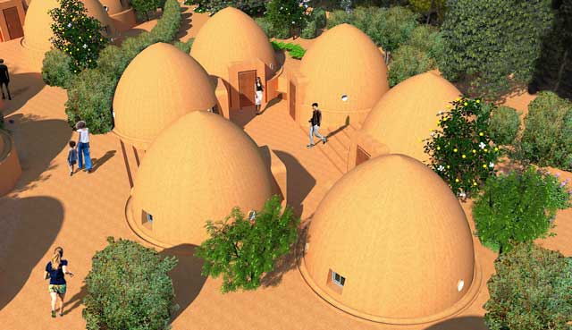  Earthbag Village 6-dome Cluster, Supporting Sustainable Citizenship, One Community Weekly Update #315