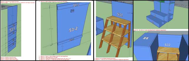 New Designs for Murphy Bed Back Storage Areas in 3D, Global Eco-Cooperative Initiative, One Community Weekly Progress Update #320