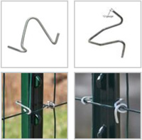 Fencing clips for goat and sheep fencing