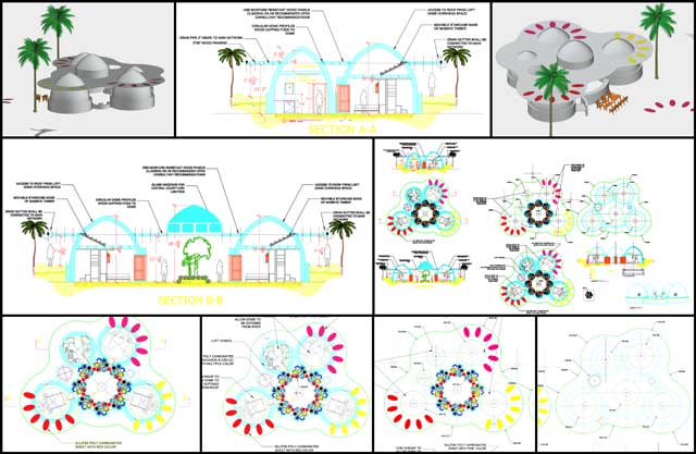 4-dome cluster roof, Earthbag Village, Forwarding the Conscious Eco-uprising, One Community Weekly Progress Update #335
