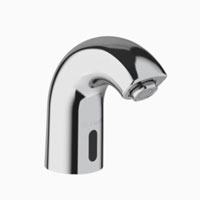 Sloan: SF-2100 (Code #: 3362111), water-saving faucets, energy-saving faucets, bathroom faucets, bathroom sink, eco-faucets, sustainable faucets, infrared sensor faucets, timer faucets, green faucets, LEED compliant faucets, Highest Good housing, sustainable bathrooms, bathroom spigot, One Community Global