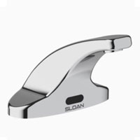 Sloan: SF-2300 (Code #: 3362115), water-saving faucets, energy-saving faucets, bathroom faucets, bathroom sink, eco-faucets, sustainable faucets, infrared sensor faucets, timer faucets, green faucets, LEED compliant faucets, Highest Good housing, sustainable bathrooms, bathroom spigot, One Community Global