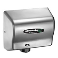American Dryer Extreme-air EXT Hand Dryer, best hand dryers, most sustainable hand dryers, most eco-friendly hand dryers, low-energy hand dryers, green living, Highest Good housing, sustainable living, green hand dryers, eco-hand dryers, in-home hand dryers, commercial hand dryers, drying hands sustainably, hand drying ecologically, saving resources when drying hands