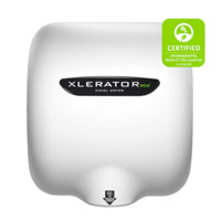 XLERATOReco® Hand Dryer, best hand dryers, most sustainable hand dryers, most eco-friendly hand dryers, low-energy hand dryers, green living, Highest Good housing, sustainable living, green hand dryers, eco-hand dryers, in-home hand dryers, commercial hand dryers, drying hands sustainably, hand drying ecologically, saving resources when drying hands