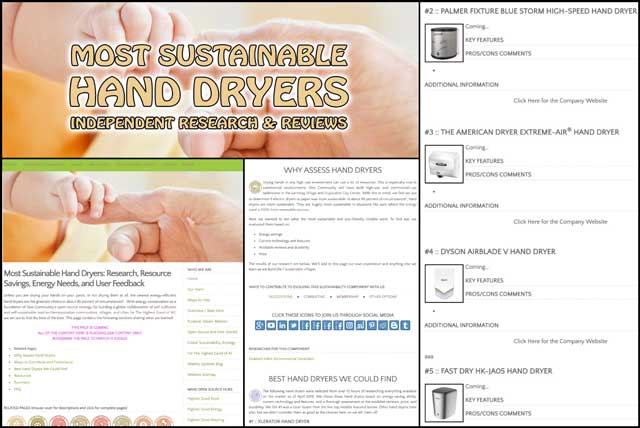 most sustainable hand dryer options, People Helping People, One Community Weekly Progress Update #336