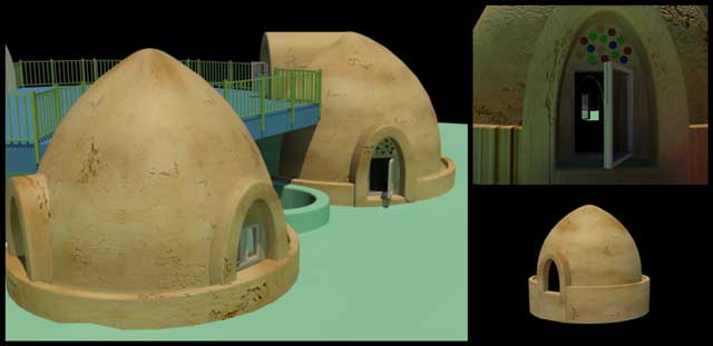Earthbag Village 4-dome Cluster Designs, Why Open Source Eco-villages, One Community Weekly Progress Update #365