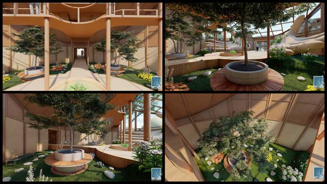 Tropical Atrium, Why Open Source Eco-villages, One Community Weekly Progress Update #365