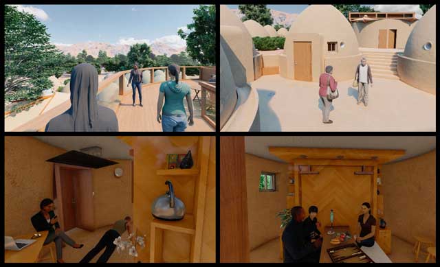 Earthbag Village walkthrough, Open Source Eco village Design, One Community Weekly Progress Update #376