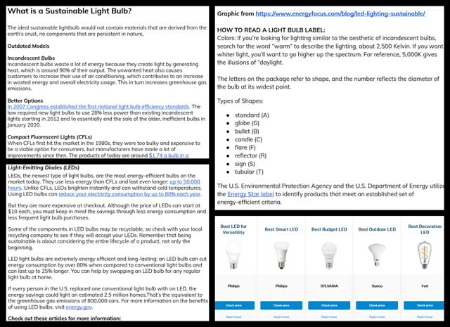 Most Sustainable Lightbulbs and Light Bulb Companies, Ethical Cooperative Replication – One Community Weekly Progress Update #384