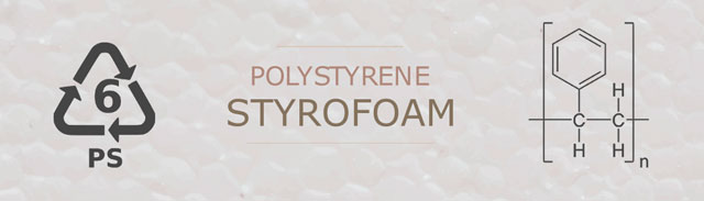 Expanded Polyestirene Strylofoam Recycling Icon and Molecule , based on Freepik desing