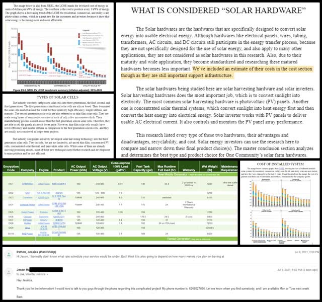 Solar microgrid design, sizing, and cost analysis, Why Open Source Sustainable Cities, One Community Weekly Progress Update #434