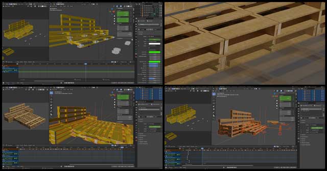 Pallet furniture designs for the Duplicable City Center guest rooms, Global Eco-cooperative Movement, One Community Weekly Progress Update #447