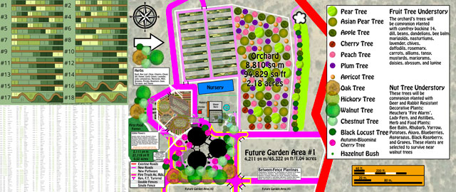 permaculture design, One Community, Highest Good food, fruit tree understory, hoop house plan, permaculture, master plan, City Center