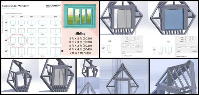 Duplicable City Center dormer window designs and assembly instructions, Adaptable Solutions for Global Sustainability, One Community Weekly Progress Update #486