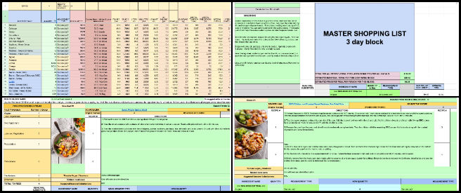Transition Kitchen, Intervening to Maximize Rejuvenation, One Community Weekly Progress Update #541, core team, Transition Kitchen, importing recipes, Master Recipe Document, Spreadsheets, Zoom meeting, action items, PDFing of recipes, Master Recipe spreadsheets, targeted date, pictures related. 