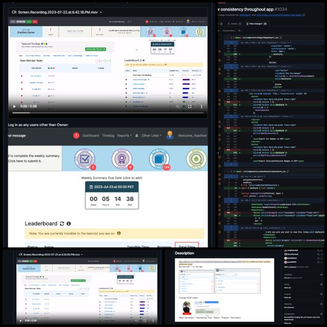 Highest Good Network software, Eco-system Expansion, One Community Weekly Progress Update #540, Xiao, code reviews, pull requests, PR 1030, PR 454, PR 1029, feedback, screenshots, task, "Create shadow consistency throughout app update," shadow box style, missing buttons, newly added buttons, application, PR 1034, review, consideration.