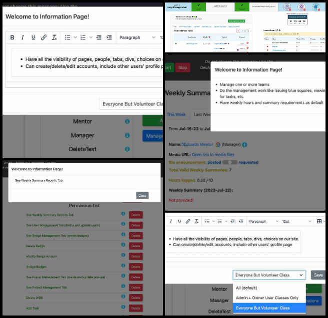 Highest Good Network software, Intervening to Maximize Rejuvenation, One Community Weekly Progress Update 541, Software Engineer, Highest Good Network software, functionality, user interface, weekly summary report page, modal content, user class information, permission management role class, editable modal, visibility options, backend schema, peer review suggestions, unique information name, user experience, textarea, editing model, permission management section, stylistic consistency, 'i', content, permission type, warning mitigation, BasicInformation tab, asynchronous updating, summary bar, pull request 1062, development branch update, InfiniteRoll component, evidence, Xiaoyu Chen.