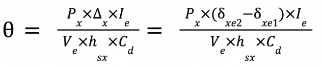 6.8.8.19. ρ - Δ Effect, one community engineering page, equation image 1, Shall not exceed θmax, Analytical (Rational) Analysis considering the deformed shape