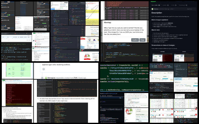 Highest Good Network software, People Care Systems, One Community Weekly Progress Update 542, Team Blue Steel, Full Stack Software Developer, PR (Pull Request), Dashboard tasks, Bug resolution, MongoDB, User Management page, Dark mode, NPM modules, Project development