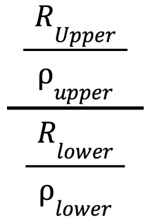 D. Vertical Combination Equation, R upper, P upper, R lower, P lower, Use Upper System for the entire building