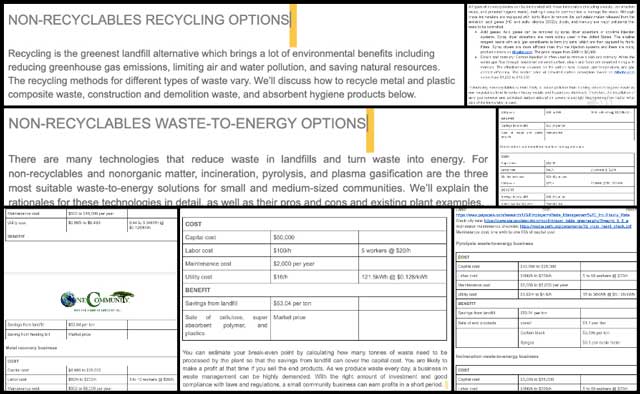 Community Options for Sustainable Processing and Reuse of Non-recyclables, Permaculture in Society, One Community Weekly Progress Update #513