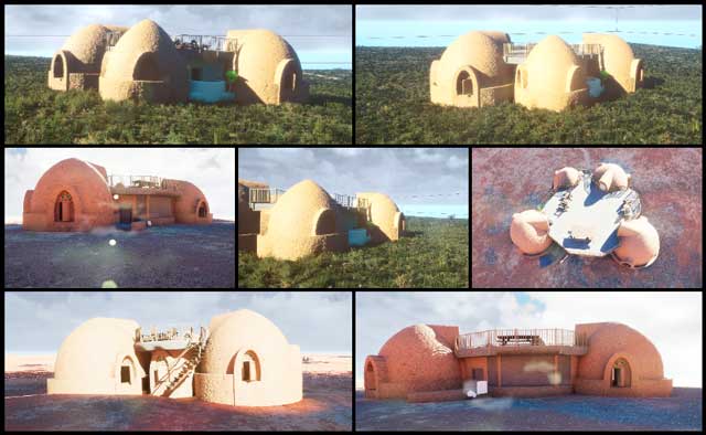 Earthbag Village housing design, Conscious Management of Spaceship Earth, One Community Weekly Progress Update #516